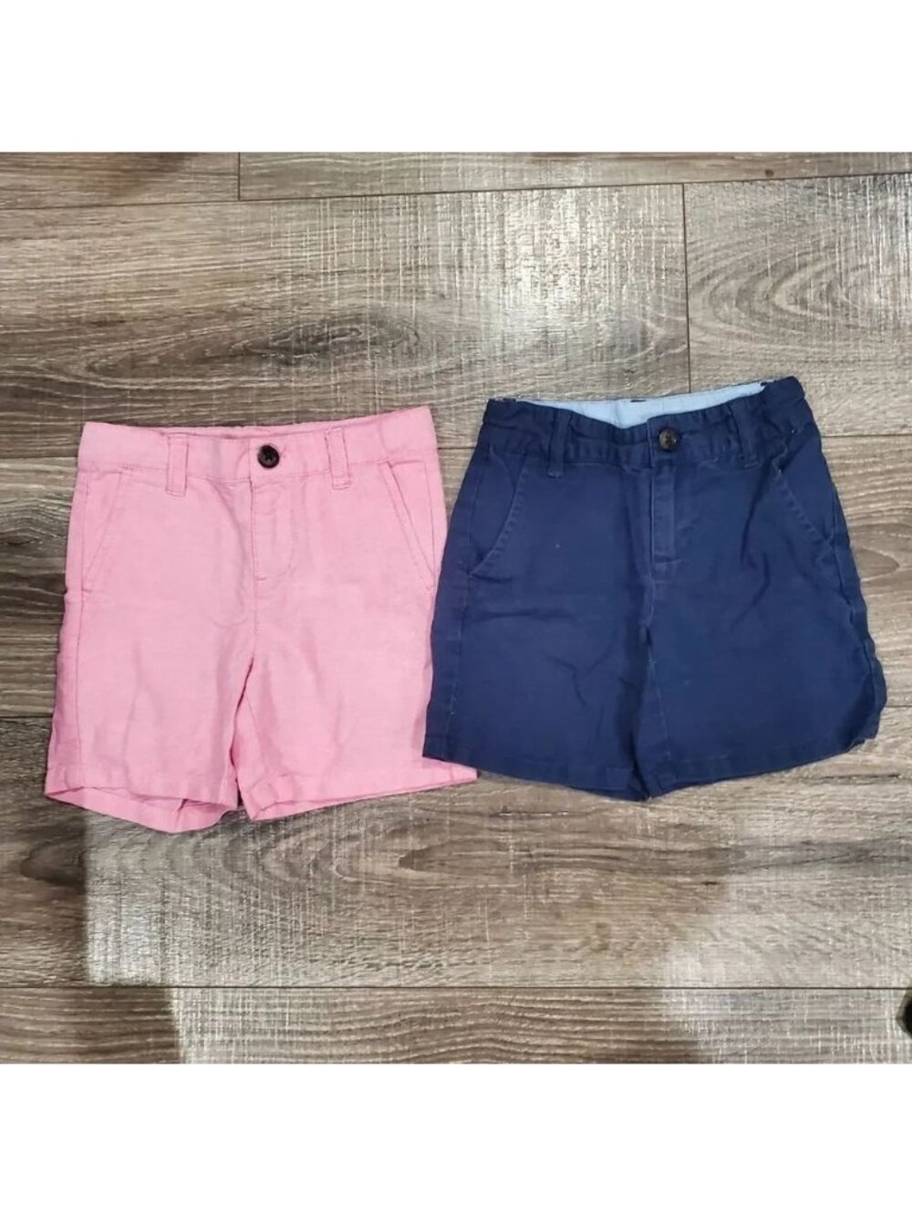 Janie and Jack ShortsβSize 2-3T Pink and Blue Kids Shorts 2 Pieces